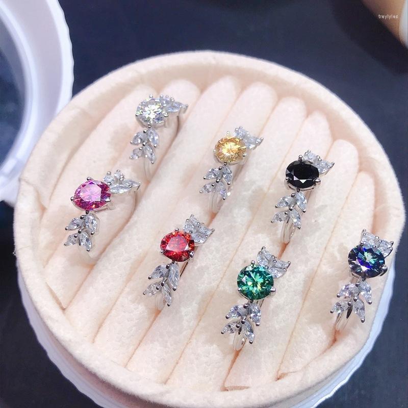 Cluster Rings Classic Wedding Ring For Woman 1ct VVS Grade Moissanite 18K Gold Plating 925 Silver Gemstone Jewelry
Cluster Rings Classic Wedding Ring For Woman 1ct VVS Grade Moissanite 18K Gold Plating 925 Silver Gemstone Jewelry