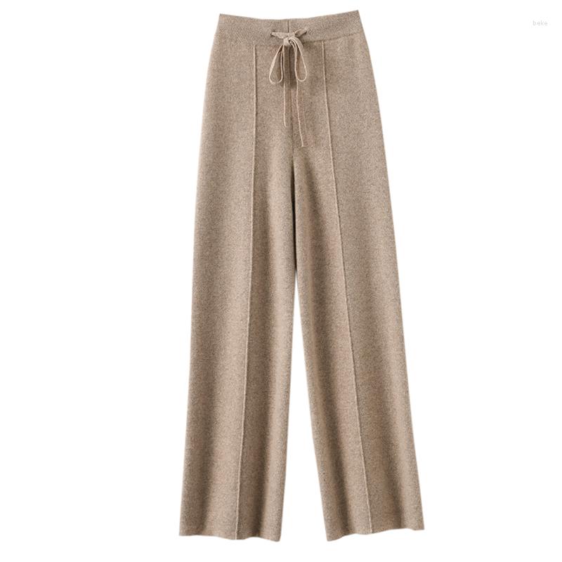 Women's Pants Women's Fashion Casual Elastic Waist Tie Siping Mid Seam Loose Versatile Wool Solid Color Straight Leg Korean, Mocha color
Women's Pants Women's Fashion Casual Elastic Waist Tie Siping Mid Seam Loose Versatile Wool Solid Color Straight Leg Korean, Mocha color