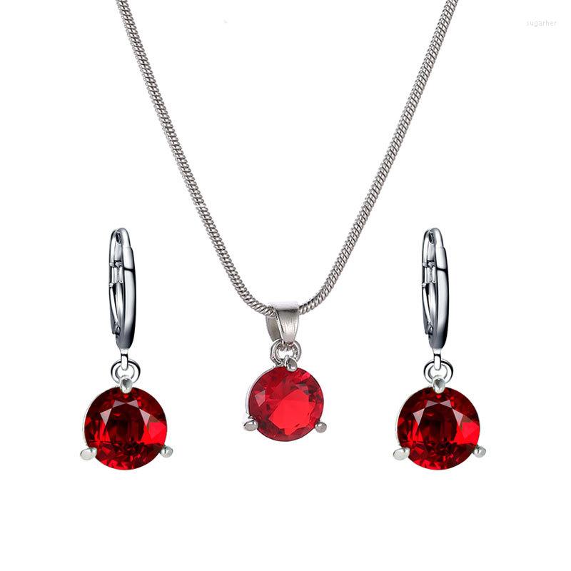 Necklace Earrings Set Fashion Wedding Bridal Jewelry For Women Gifts Cubic Zircon Round Crystal Pendant Multicolor Earring, Picture shown
Necklace Earrings Set Fashion Wedding Bridal Jewelry For Women Gifts Cubic Zircon Round Crystal Pendant Multicolor Earring, Picture shown