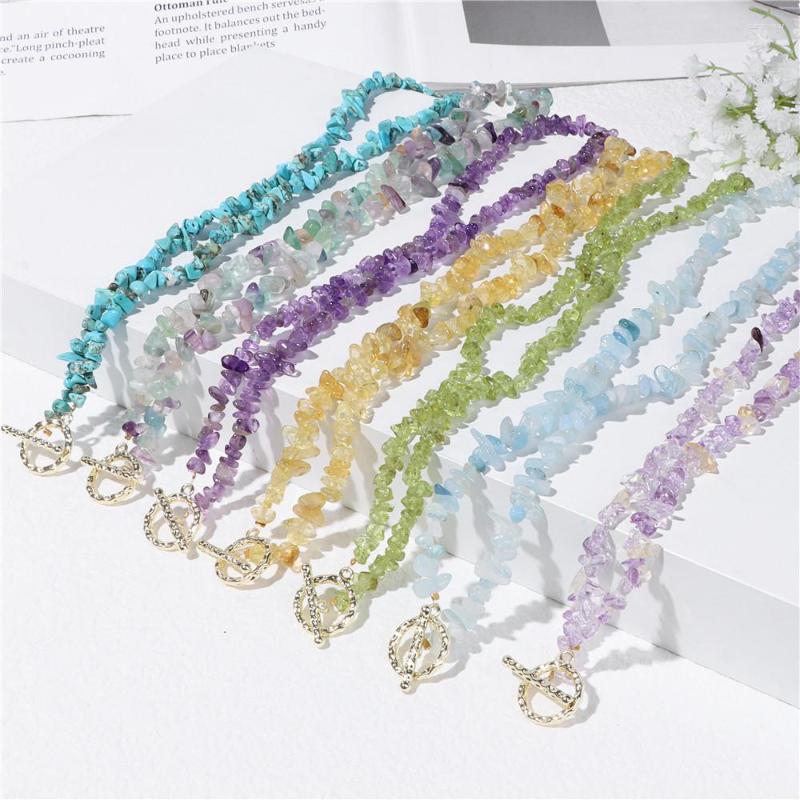 Pendant Necklaces Irregular Stone Beaded Necklace Quartzs Agat Amazonite Gold Color Charm Simple Reiki Choker For Women Jewelry Friend
Pendant Necklaces Irregular Stone Beaded Necklace Quartzs Agat Amazonite Gold Color Charm Simple Reiki Choker For Women Jewelry Friend