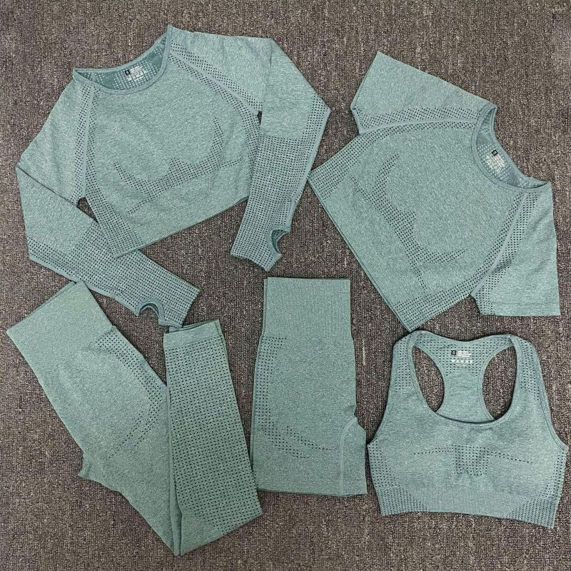 Active Sets Ladies Sports Yoga Suit Set Seamless Fast Drying Long Sleeve Classic Five-piece Fitness Free Of Postage, The picture color 6
Active Sets Ladies Sports Yoga Suit Set Seamless Fast Drying Long Sleeve Classic Five-piece Fitness Free Of Postage, The picture color 6