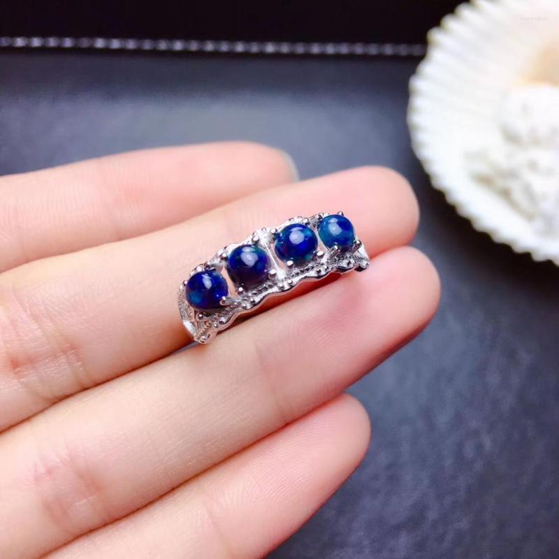 Cluster Rings The GiftFor Your Girl Friend Black Opal Ring Wedding Engagement For Women 925 Sterling Silver
Cluster Rings The GiftFor Your Girl Friend Black Opal Ring Wedding Engagement For Women 925 Sterling Silver