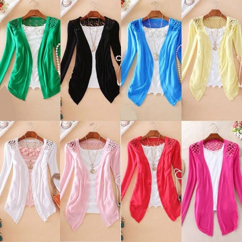 Women's Knits Summer Fashion Women Lace Sweet Candy Color Crochet Hollow Out Knitwear Blouse Full Sweater Cardigan Open Stitch, White
Women's Knits Summer Fashion Women Lace Sweet Candy Color Crochet Hollow Out Knitwear Blouse Full Sweater Cardigan Open Stitch, White