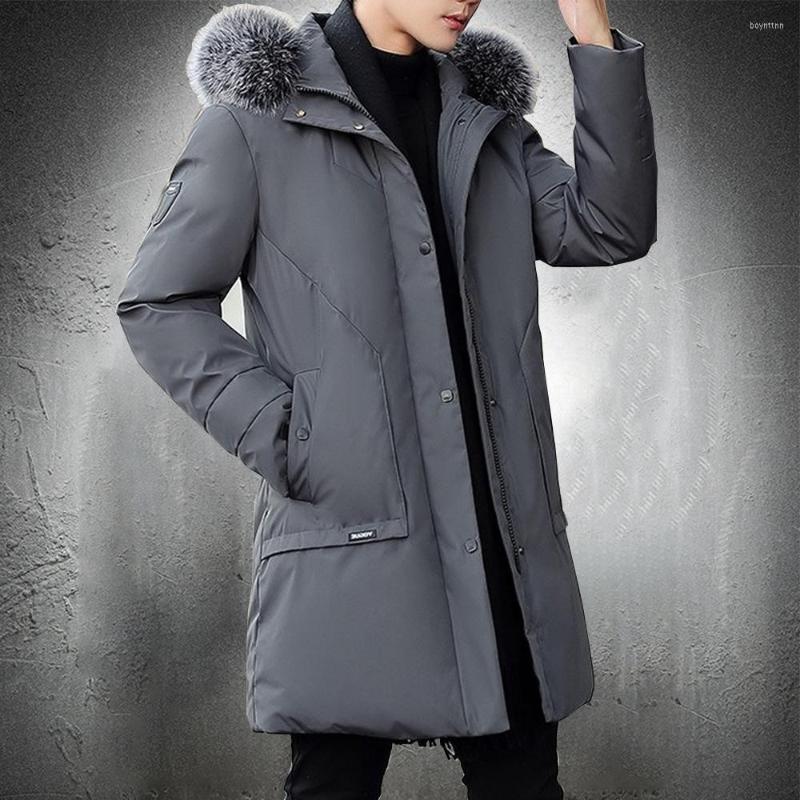 Men's Down Chaquetas Para Hombre Men Jacket White Duck Winter Casual Coat Long Solid Color Fur Collar Overcoat 2023, Grey
Men's Down Chaquetas Para Hombre Men Jacket White Duck Winter Casual Coat Long Solid Color Fur Collar Overcoat 2023, Grey