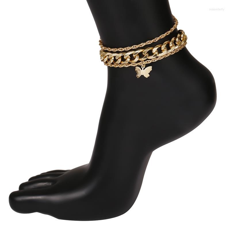 Anklets 3pc/set Vintage Simple Link Chain Butterfly Pendant For Women Girls Bohemian Leg Ankle Anklet Bracelet Beach Jewelry
Anklets 3pc/set Vintage Simple Link Chain Butterfly Pendant For Women Girls Bohemian Leg Ankle Anklet Bracelet Beach Jewelry