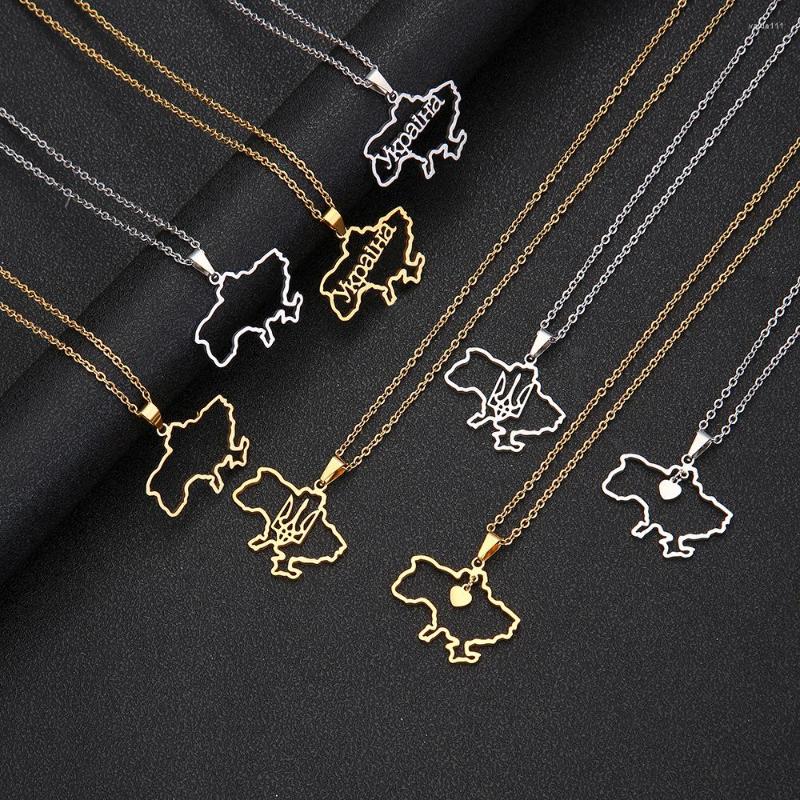 Pendant Necklaces Fashion Ukraine Map Necklace Stainless Steel Gold Silver Color Ukrainian Ethnic Style Jewelry Accessories Gifts
Pendant Necklaces Fashion Ukraine Map Necklace Stainless Steel Gold Silver Color Ukrainian Ethnic Style Jewelry Accessories Gifts
