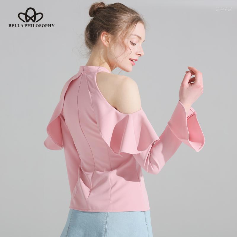 Women' Blouses HStar Spring Summer Ruffles Halter Neck Off Shoulder Flare Sleeve Chiffon Women Shirt Blouse, Pink
Women' Blouses HStar Spring Summer Ruffles Halter Neck Off Shoulder Flare Sleeve Chiffon Women Shirt Blouse, Pink