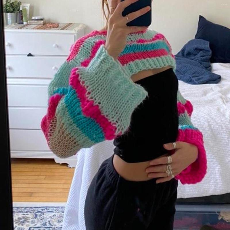 Women' Tanks Knitted Clothing Women Fashion Camis Sweater Stripe Contrast Color Long Sleeve Crop Tops Spring Casual Wild Pullovers, 01
Women' Tanks Knitted Clothing Women Fashion Camis Sweater Stripe Contrast Color Long Sleeve Crop Tops Spring Casual Wild Pullovers, 01