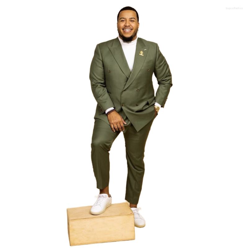 Men's Suits Army Green Classic Solid Men Double-Breasted Slim Fit Jacket Pants Set/Wedding Groom Work Business Formal Handsome Clothes, Black
Men's Suits Army Green Classic Solid Men Double-Breasted Slim Fit Jacket Pants Set/Wedding Groom Work Business Formal Handsome Clothes, Black