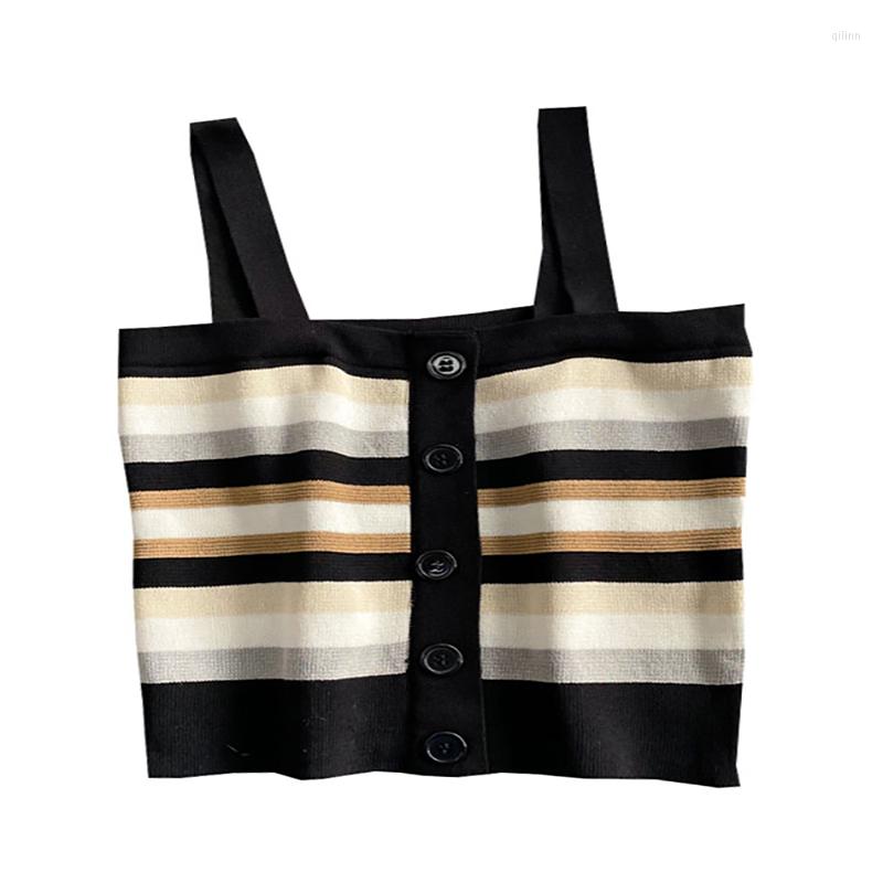 Women's Tanks ITOOLIN 2023 Summer Women Strapy Button Up Tops Knitted Cute Crop Female Striped, White
Women's Tanks ITOOLIN 2023 Summer Women Strapy Button Up Tops Knitted Cute Crop Female Striped, White