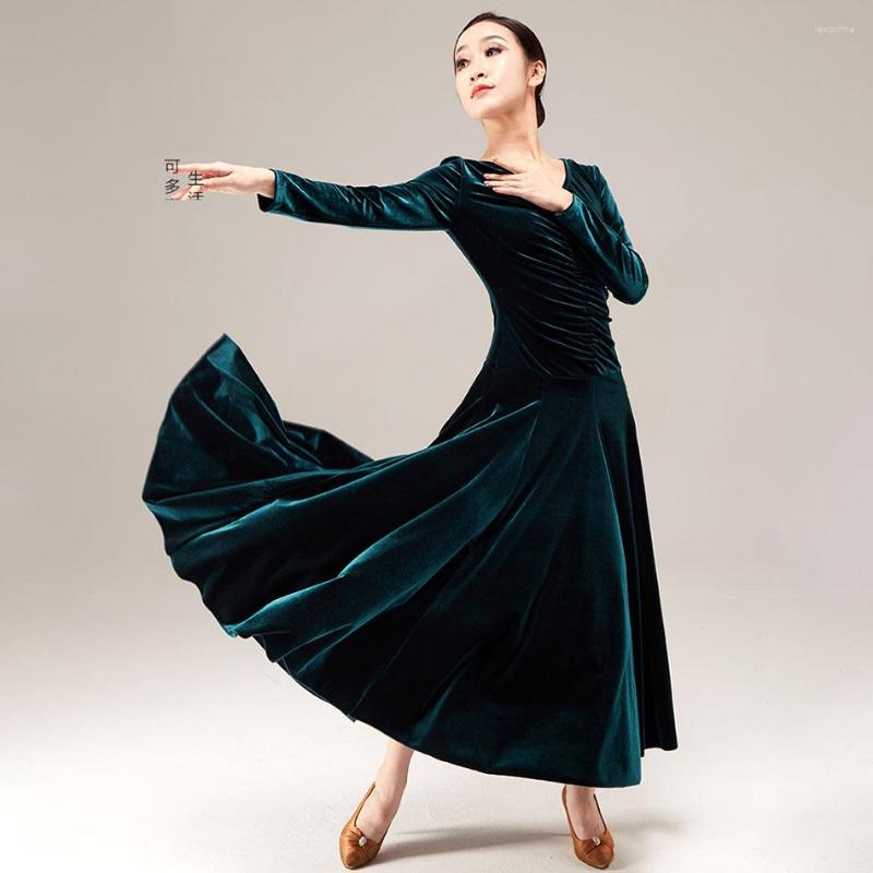Stage Wear 2023 V-Neck Long Sleeve Ballroom Dance Dress Velvet Waltz Tango Performance Costumes Professional Dancewear NY21 FLHY0365, Red dress
Stage Wear 2023 V-Neck Long Sleeve Ballroom Dance Dress Velvet Waltz Tango Performance Costumes Professional Dancewear NY21 FLHY0365, Red dress