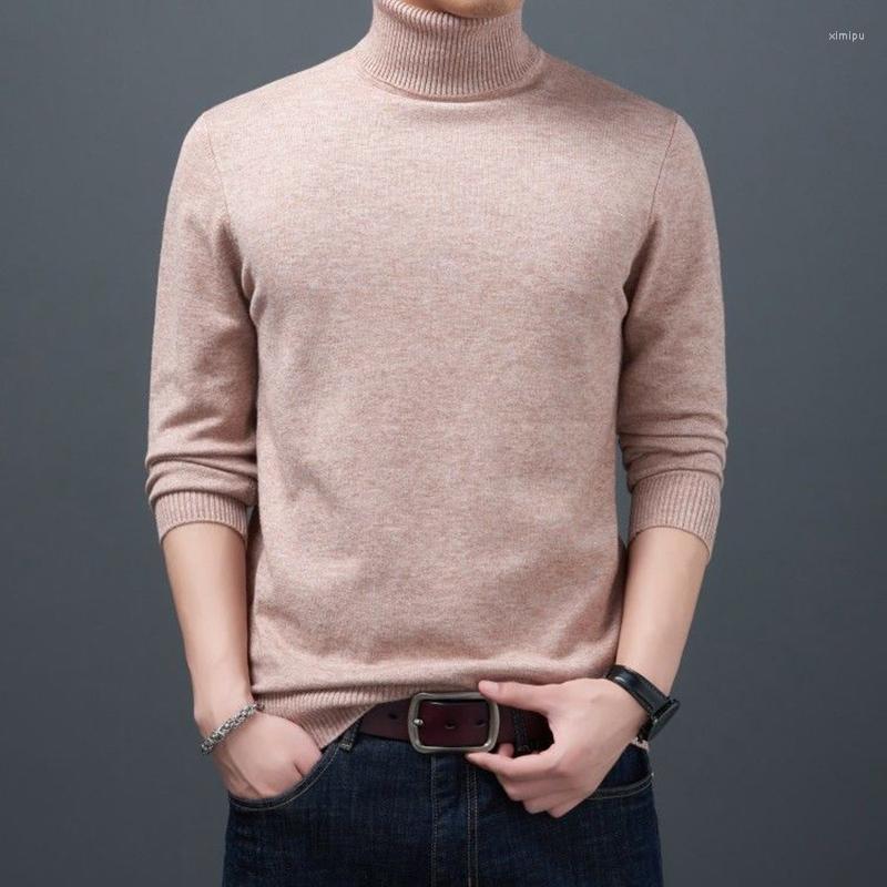 Men's Sweaters Turtleneck Sweater Men's Pure Wool Knit Base Padded And Loose Autumn/winter 2023, Mimi-02-4
Men's Sweaters Turtleneck Sweater Men's Pure Wool Knit Base Padded And Loose Autumn/winter 2023, Mimi-02-4