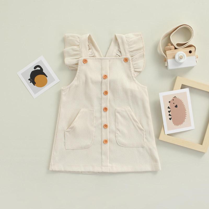 Girl Dresses Ma&Baby 6-24M Born Infant Baby Girls Corduroy Dress Cute Button Ruffles Strap For Autumn Spring Costumes D35, Beige
Girl Dresses Ma&Baby 6-24M Born Infant Baby Girls Corduroy Dress Cute Button Ruffles Strap For Autumn Spring Costumes D35, Beige