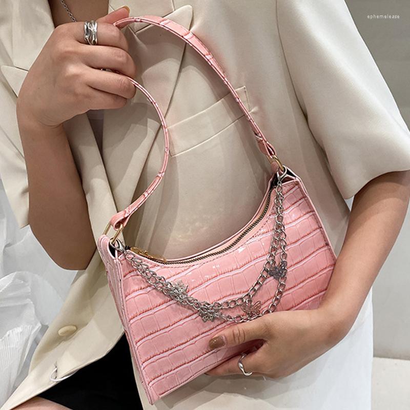 Evening Bags Women's Shoulder PU Leather Chain Crocodile Pattern Underarm Luxury Butterfly Chains Totes Casual, Pinkfly
Evening Bags Women's Shoulder PU Leather Chain Crocodile Pattern Underarm Luxury Butterfly Chains Totes Casual, Pinkfly