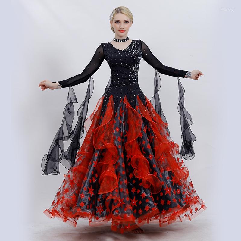 Stage Wear Red Ballroom Dance Competition Dresses Fringe Women Dress Standard Waltz Dacing Clothes, See picture
Stage Wear Red Ballroom Dance Competition Dresses Fringe Women Dress Standard Waltz Dacing Clothes, See picture