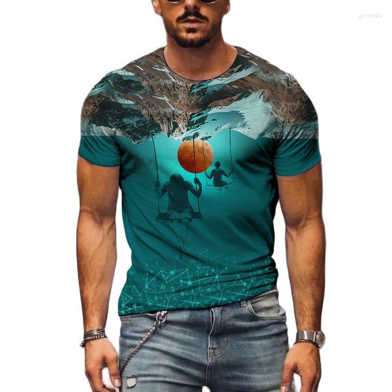 Men's T Shirts Starry Sky Earth Printing Men's T-shirt Summer Short Sleeves Casual Male Shirt Tops 3D Artistic Color Print Oversized Tee, Lm-857
Men's T Shirts Starry Sky Earth Printing Men's T-shirt Summer Short Sleeves Casual Male Shirt Tops 3D Artistic Color Print Oversized Tee, Lm-857