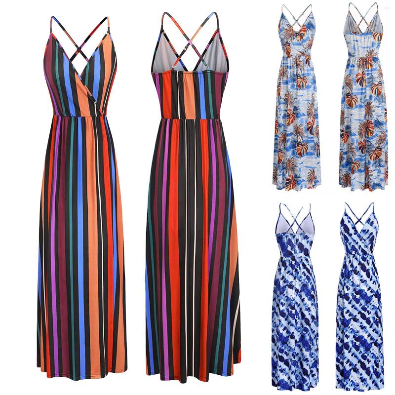 Casual Dresses Split V-Neck Print Dress Women' Party Floral Backless Maxi, Black
Casual Dresses Split V-Neck Print Dress Women' Party Floral Backless Maxi, Black