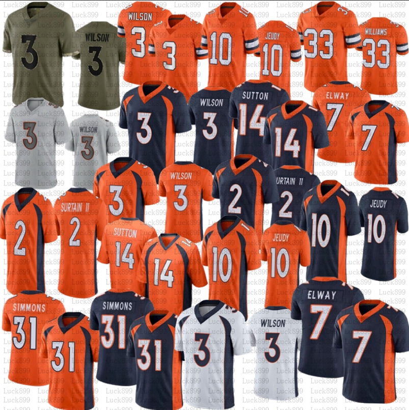 3 Russell Wilson Football Jersey 2 Patrick Surtain II Broncos 10 Jerry Jeudy 31 Justin Simmons 33 Javonte Williams 14 Courtland Sutton, Men
3 Russell Wilson Football Jersey 2 Patrick Surtain II Broncos 10 Jerry Jeudy 31 Justin Simmons 33 Javonte Williams 14 Courtland Sutton, Men