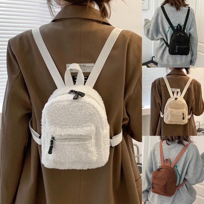 School Bags Women Backpack Preppy Style Flowers Printing Plush Casual Ladies Small Knapsack Mini Rucksacks Shoulder Bag, White
School Bags Women Backpack Preppy Style Flowers Printing Plush Casual Ladies Small Knapsack Mini Rucksacks Shoulder Bag, White