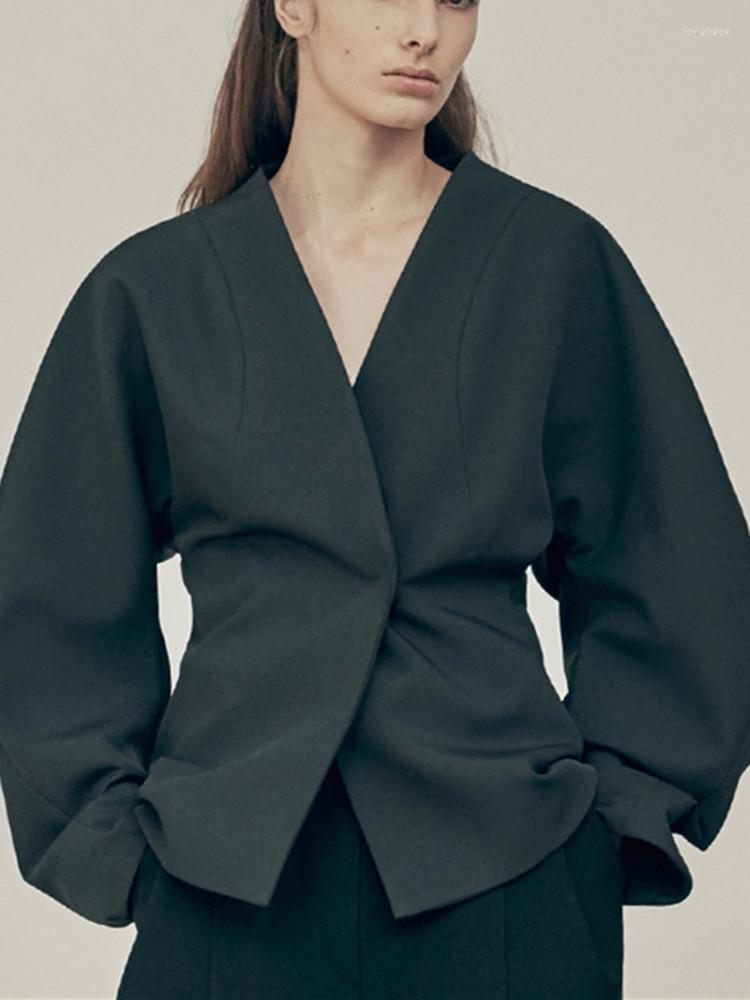 Women' Suits Women Suit V-Neck Long Sleeve Single Button Slim Waist Solid Color Casual Blazer, Black
Women' Suits Women Suit V-Neck Long Sleeve Single Button Slim Waist Solid Color Casual Blazer, Black