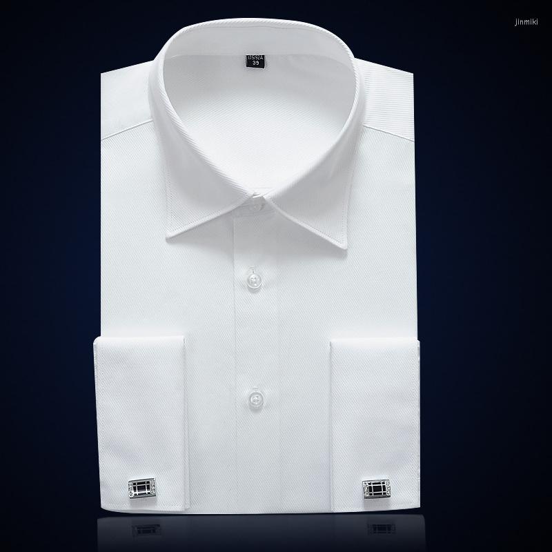 Men's Dress Shirts French Cuff Mens Formal Business Shirt Solid Male Luxury White Party Wedding Tuxedo With Cufflinks Long Sleeve, Black
Men's Dress Shirts French Cuff Mens Formal Business Shirt Solid Male Luxury White Party Wedding Tuxedo With Cufflinks Long Sleeve, Black