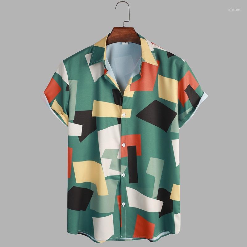 Men's Casual Shirts Men Clothing 2023 Digital Printing Men's Summer Geometric Short Sleeves, White
Men's Casual Shirts Men Clothing 2023 Digital Printing Men's Summer Geometric Short Sleeves, White