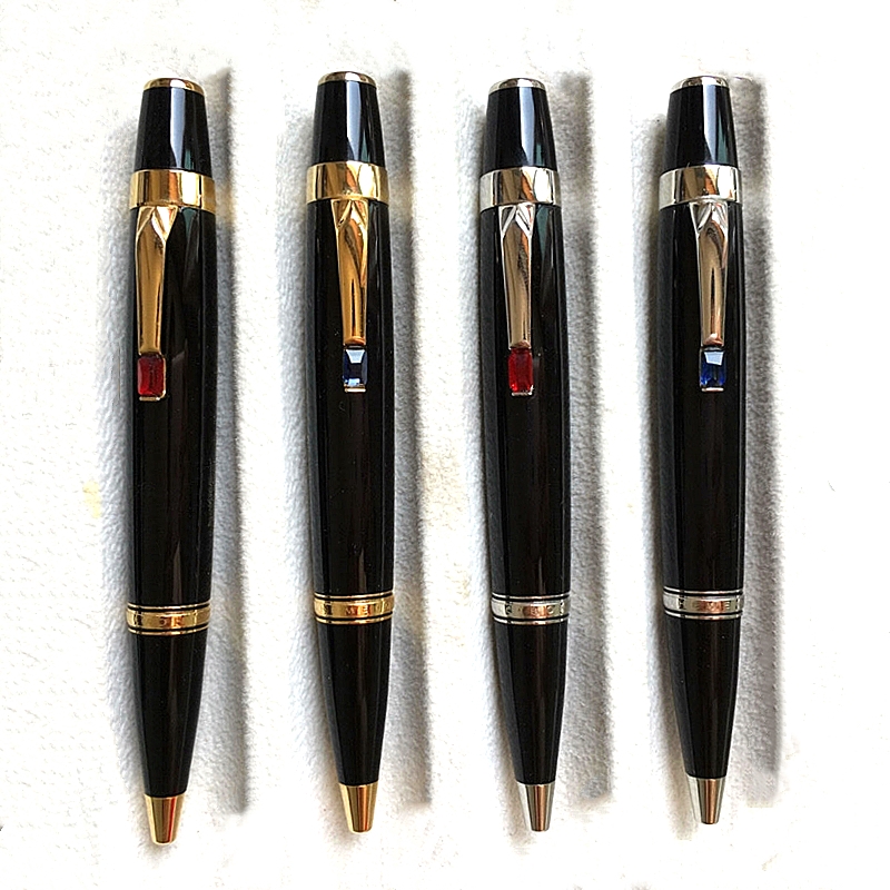 High quality Bohemies Mini Ballpoint pen Black Resin and Metal Design Office School Supplies Writing Smooth Ball pens With Diamond Serial Number, As picture shows
High quality Bohemies Mini Ballpoint pen Black Resin and Metal Design Office School Supplies Writing Smooth Ball pens With Diamond Serial Number, As picture shows