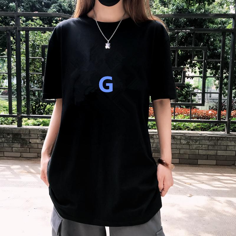 Women' T Shirts 2023 High-Quality Black Color Top Women Summer Cotton Short-Sleeved Letter T-Shirt Men And Casual Loose, 3118
Women' T Shirts 2023 High-Quality Black Color Top Women Summer Cotton Short-Sleeved Letter T-Shirt Men And Casual Loose, 3118