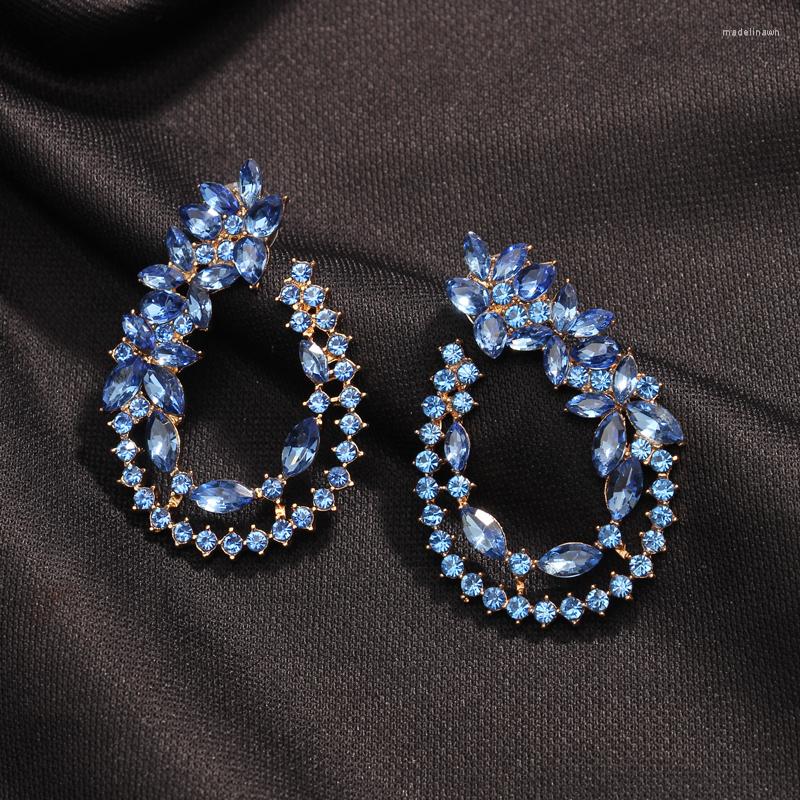 Stud Earrings Ztech Luxury Blue Crystal/Rhinestone Big Oval For Women Girls Wedding Party Jewellry Maxi Wholesale
Stud Earrings Ztech Luxury Blue Crystal/Rhinestone Big Oval For Women Girls Wedding Party Jewellry Maxi Wholesale