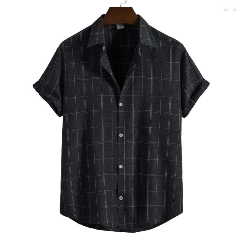 Men' Casual Shirts Camisas Para Hombre 2023 Summer Loose Plaid Everyday Lapel Men' Fashion Short-sleeved Clothing, Cs10
Men' Casual Shirts Camisas Para Hombre 2023 Summer Loose Plaid Everyday Lapel Men' Fashion Short-sleeved Clothing, Cs10