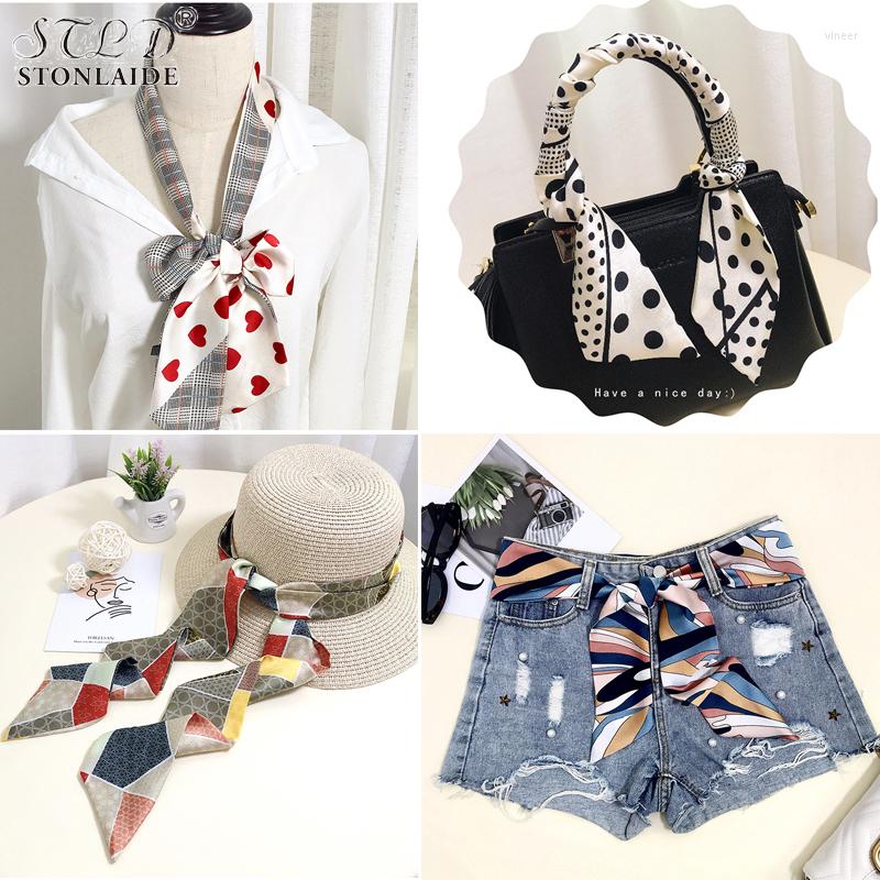 Scarves Mid Length Silk Long Scarf For Women Spring Autumn Printing Korean Joker Scarfs Women's Neckchiefs Hair Bags Ribbons Belt
Scarves Mid Length Silk Long Scarf For Women Spring Autumn Printing Korean Joker Scarfs Women's Neckchiefs Hair Bags Ribbons Belt