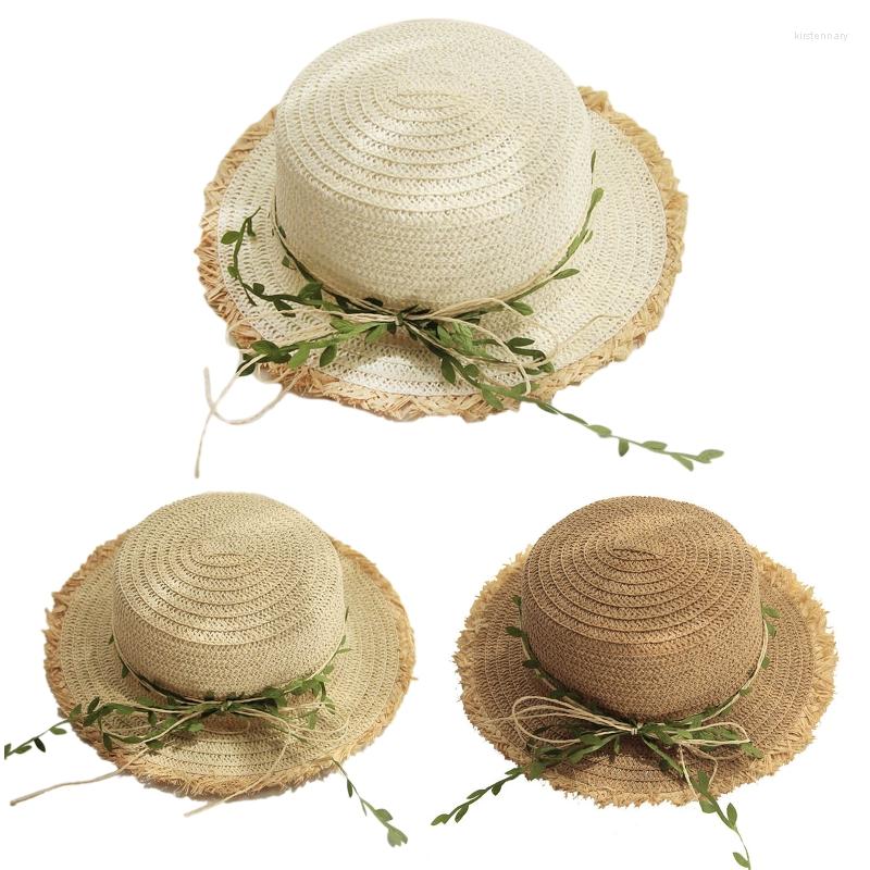 Berets Parent-child Straw Hat Summer Leaf Decor Sun Beach Cap Adult Kids Sunshade Fisherman Visor For Outdoor Daily Wearing, Beige
Berets Parent-child Straw Hat Summer Leaf Decor Sun Beach Cap Adult Kids Sunshade Fisherman Visor For Outdoor Daily Wearing, Beige