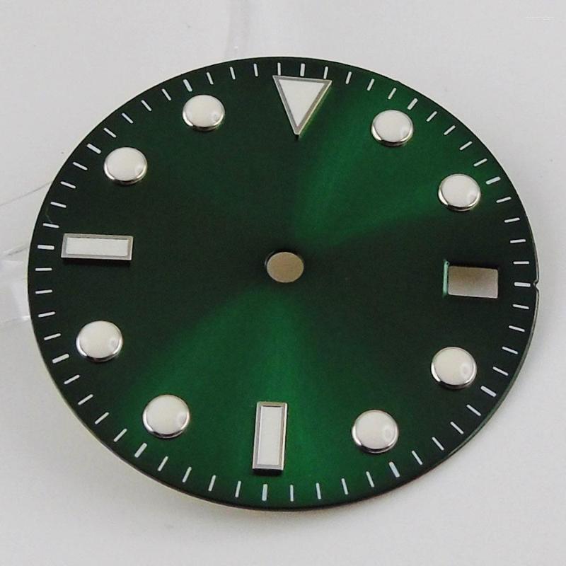 Watch Repair Kits 28.5mm Dial Date Window Luminous Fit NH35 NH35A Movement