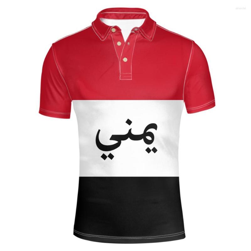 Men' Polos YEMEN Youth Student Diy Free Custom Made Name Number Yem Polo Shirt Nation Flag Ye Islam Arabi Arab Country Print Po Clothes, 1011
Men' Polos YEMEN Youth Student Diy Free Custom Made Name Number Yem Polo Shirt Nation Flag Ye Islam Arabi Arab Country Print Po Clothes, 1011