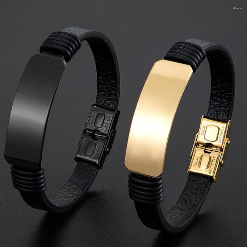 Charm Bracelets Zlxgirl Arrival Fashion Men's Stainless Steel Leather Bracelet Jewelry Brand Jet Black Hand Bangle&bracelet Free Bag
Charm Bracelets Zlxgirl Arrival Fashion Men's Stainless Steel Leather Bracelet Jewelry Brand Jet Black Hand Bangle&bracelet Free Bag