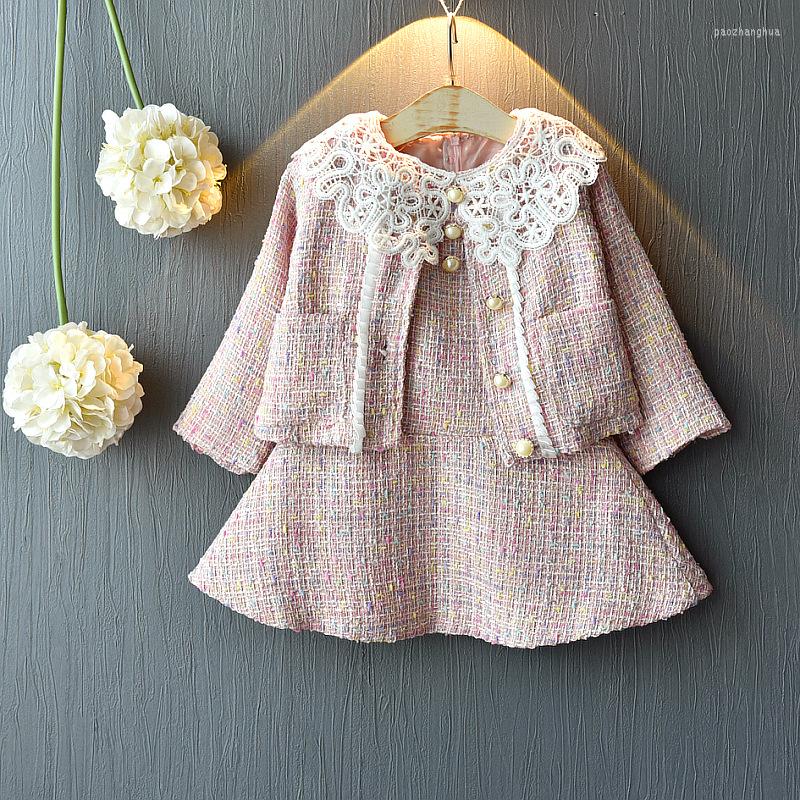 Clothing Sets 2023 Girl Baby Fashion Set Elegant Jacket Lace Collar Dress Girls Kids Princess Suits Spring Autumn Clothes, Khaki
Clothing Sets 2023 Girl Baby Fashion Set Elegant Jacket Lace Collar Dress Girls Kids Princess Suits Spring Autumn Clothes, Khaki