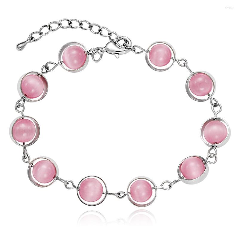 Link Bracelets 2023 Fashion DIY Handmade Cute 8mm Opal Beads Chain Stainless Steel Trendy Strand For Women Party Gifts
Link Bracelets 2023 Fashion DIY Handmade Cute 8mm Opal Beads Chain Stainless Steel Trendy Strand For Women Party Gifts