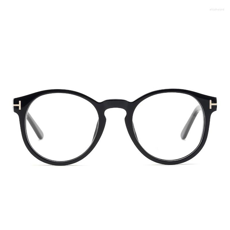 Sunglasses Frames Populat TF0591 Round Frame Women Men Classic Acetate Optics Myopia Eyeglasses Fashion Prescription Reading Glasses