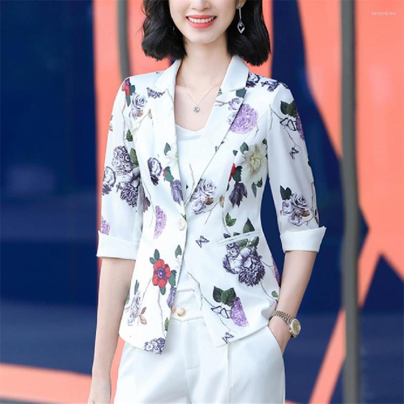 Women's Suits Spring Summer Floral Printed Blazers Women Casual Chic Slim Short Business Female Blazer Fashion Coat Ladies, Lavender
Women's Suits Spring Summer Floral Printed Blazers Women Casual Chic Slim Short Business Female Blazer Fashion Coat Ladies, Lavender