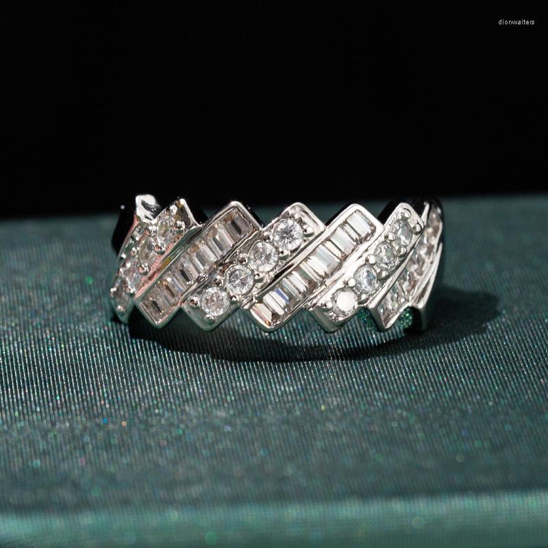 Wedding Rings Baguette And Round CZ Eternity Band Silver Color-Band Rings-Eternity Band-Engagement Ring-Wide Ring-Wedding
Wedding Rings Baguette And Round CZ Eternity Band Silver Color-Band Rings-Eternity Band-Engagement Ring-Wide Ring-Wedding
