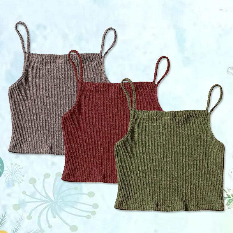 Women' Tanks Women Sexy Knitted Crop Top Sleeveless Cropped Vest Slim Sling Tank O-neck Plain Camisole High Elastic Camis, Black
Women' Tanks Women Sexy Knitted Crop Top Sleeveless Cropped Vest Slim Sling Tank O-neck Plain Camisole High Elastic Camis, Black