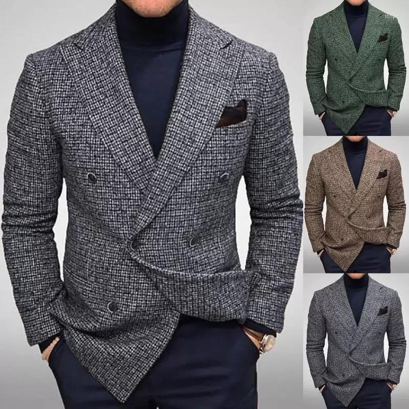 Men's Suits Men's & Blazers Men Blazer Slim Fit Plaid Casual Single-breasted Suit Jacket Mens Formal Jackets Long Sleeve Fall, Green
Men's Suits Men's & Blazers Men Blazer Slim Fit Plaid Casual Single-breasted Suit Jacket Mens Formal Jackets Long Sleeve Fall, Green