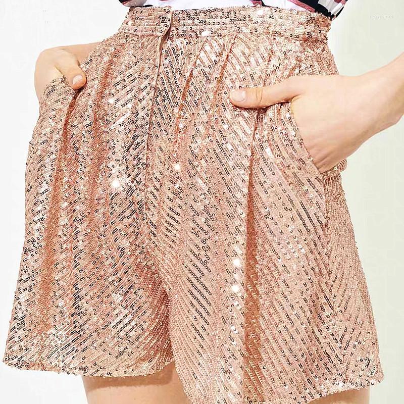 Women' Shorts Spring/Summer French Retro High Waist Straight Casual Wide Leg Pants Sequin Loose Pleated Quality Elegant Fashion, Golden pink
Women' Shorts Spring/Summer French Retro High Waist Straight Casual Wide Leg Pants Sequin Loose Pleated Quality Elegant Fashion, Golden pink