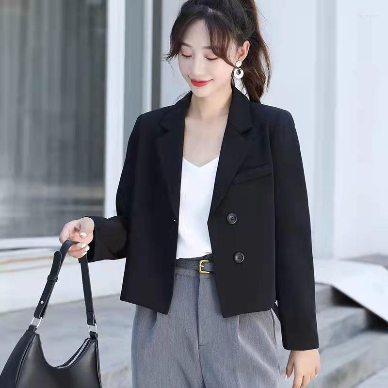 Women' Suits Crop Blazer Women Chic Clothes Black Color Long Sleeve Short Coat Casual Style Ladies Blazers 2023 Spring Designs Outerwear
Women' Suits Crop Blazer Women Chic Clothes Black Color Long Sleeve Short Coat Casual Style Ladies Blazers 2023 Spring Designs Outerwear