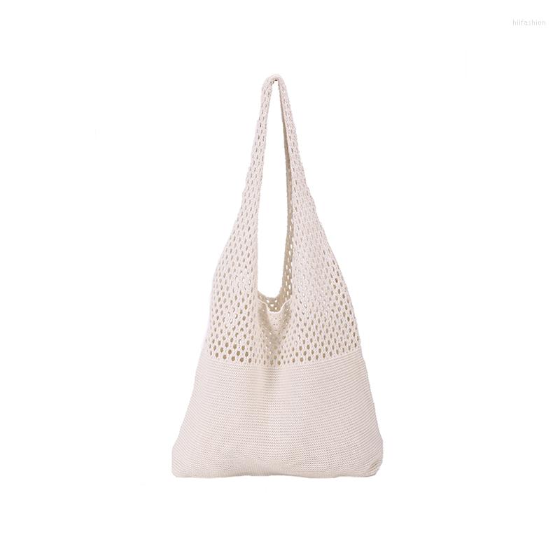 Evening Bags Autumn Women Vintage Knitting Shoulder INS Female Large Straw Bag Lady Shopping Braid Handbag Woven Tote SS3404, White
Evening Bags Autumn Women Vintage Knitting Shoulder INS Female Large Straw Bag Lady Shopping Braid Handbag Woven Tote SS3404, White