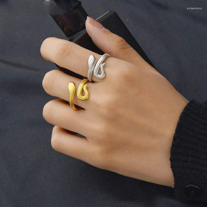 Wedding Rings Acheerup Trendy Gold Color For Women Men Stainless Steel Adjustable Couple Rattlesnake Birthday Jewelry Gifts
Wedding Rings Acheerup Trendy Gold Color For Women Men Stainless Steel Adjustable Couple Rattlesnake Birthday Jewelry Gifts