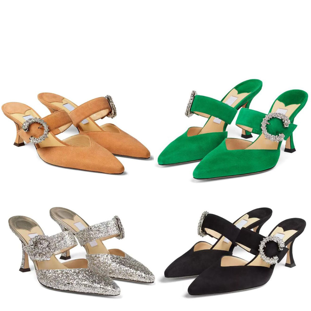 Elegant Brand MARTA Sandals Leather Suede Pointed mule with Crystal Buckle Non slip High Heel Slippers Summer Women Show Sexy Charm EU35-43
Elegant Brand MARTA Sandals Leather Suede Pointed mule with Crystal Buckle Non slip High Heel Slippers Summer Women Show Sexy Charm EU35-43