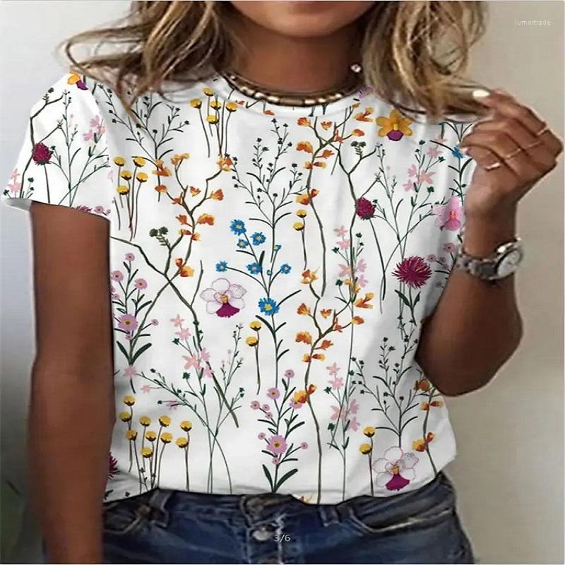 Women' T Shirts Summer Simple Style Women' T-shirt Daily Casual Top Round Neck Fashion Shirt Floral Short-sleeved Clothing, Mh-1
Women' T Shirts Summer Simple Style Women' T-shirt Daily Casual Top Round Neck Fashion Shirt Floral Short-sleeved Clothing, Mh-1