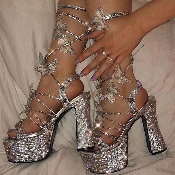 Sandals Platform For Women Lace Up Butterfly Sugar Girls Fashion Silver Bling Shoes High Quality Super Heels Brand 221231, Style 3
Sandals Platform For Women Lace Up Butterfly Sugar Girls Fashion Silver Bling Shoes High Quality Super Heels Brand 221231, Style 3