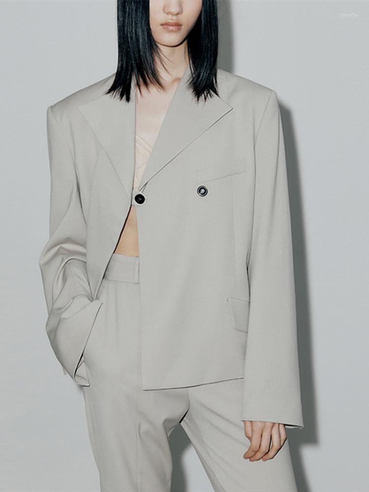 Women's Suits Women Blazer Single Button Notched Collar Solid Color Long Sleeve Casual Suit, Coat
Women's Suits Women Blazer Single Button Notched Collar Solid Color Long Sleeve Casual Suit, Coat